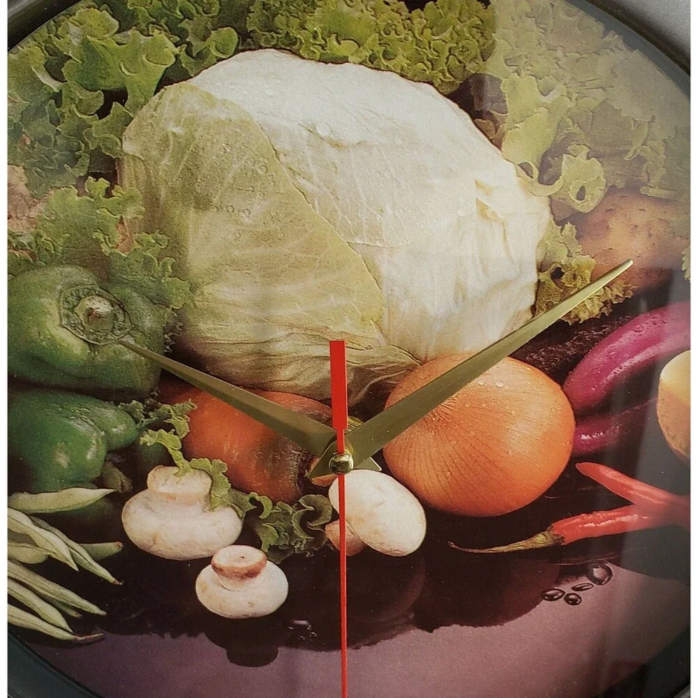 Home Novelty Plastic Kitchen Wall Clock, approx. 11